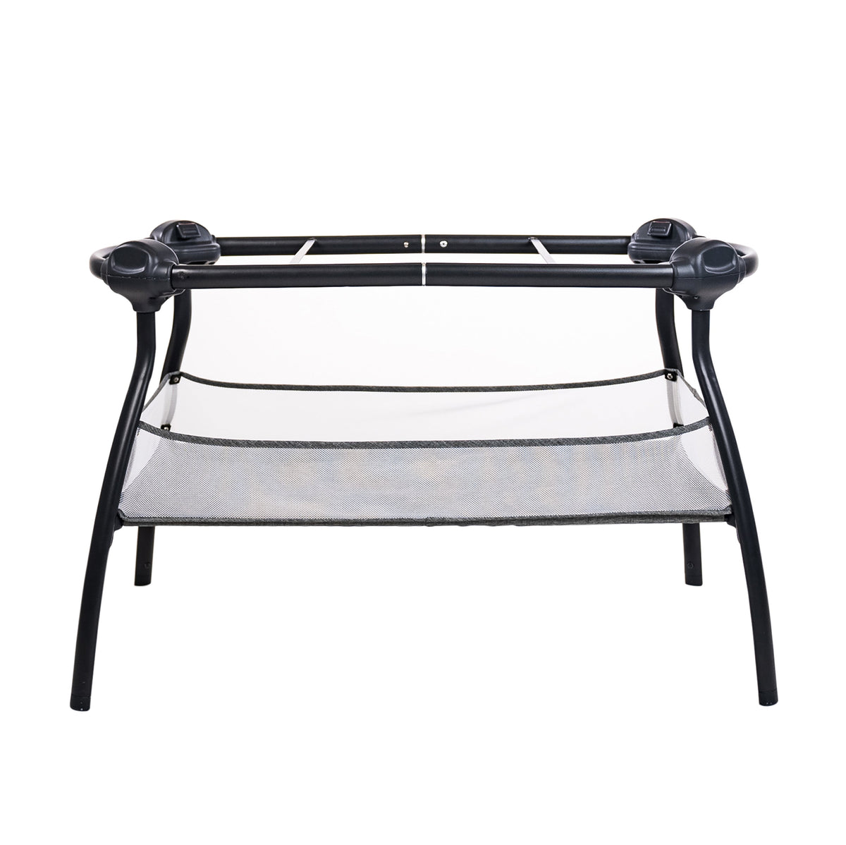 Berceau bébé avec support et grand panier – Gris - Le Coin Bébé