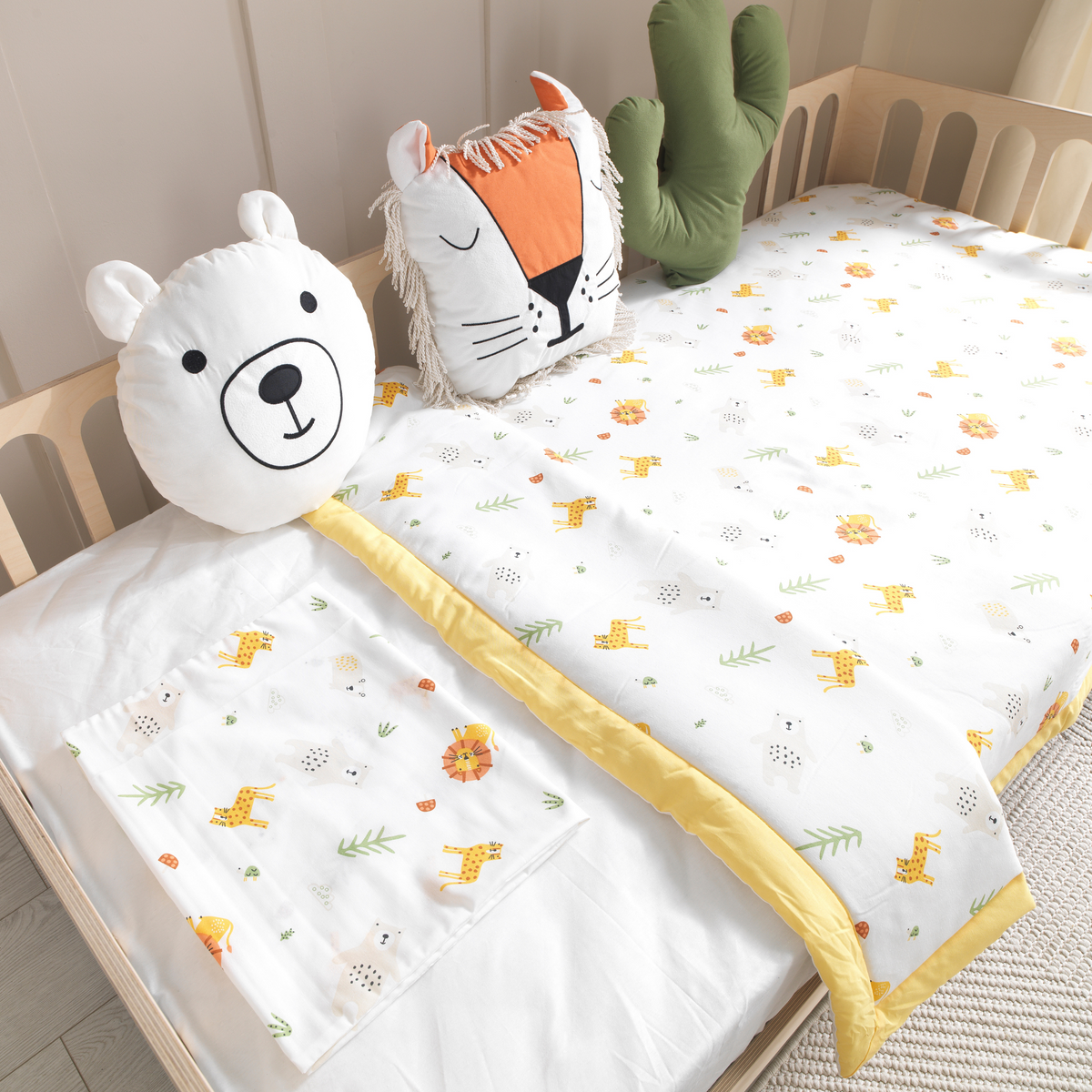 Orange Montessori Bedding Canopy and Sleep Set