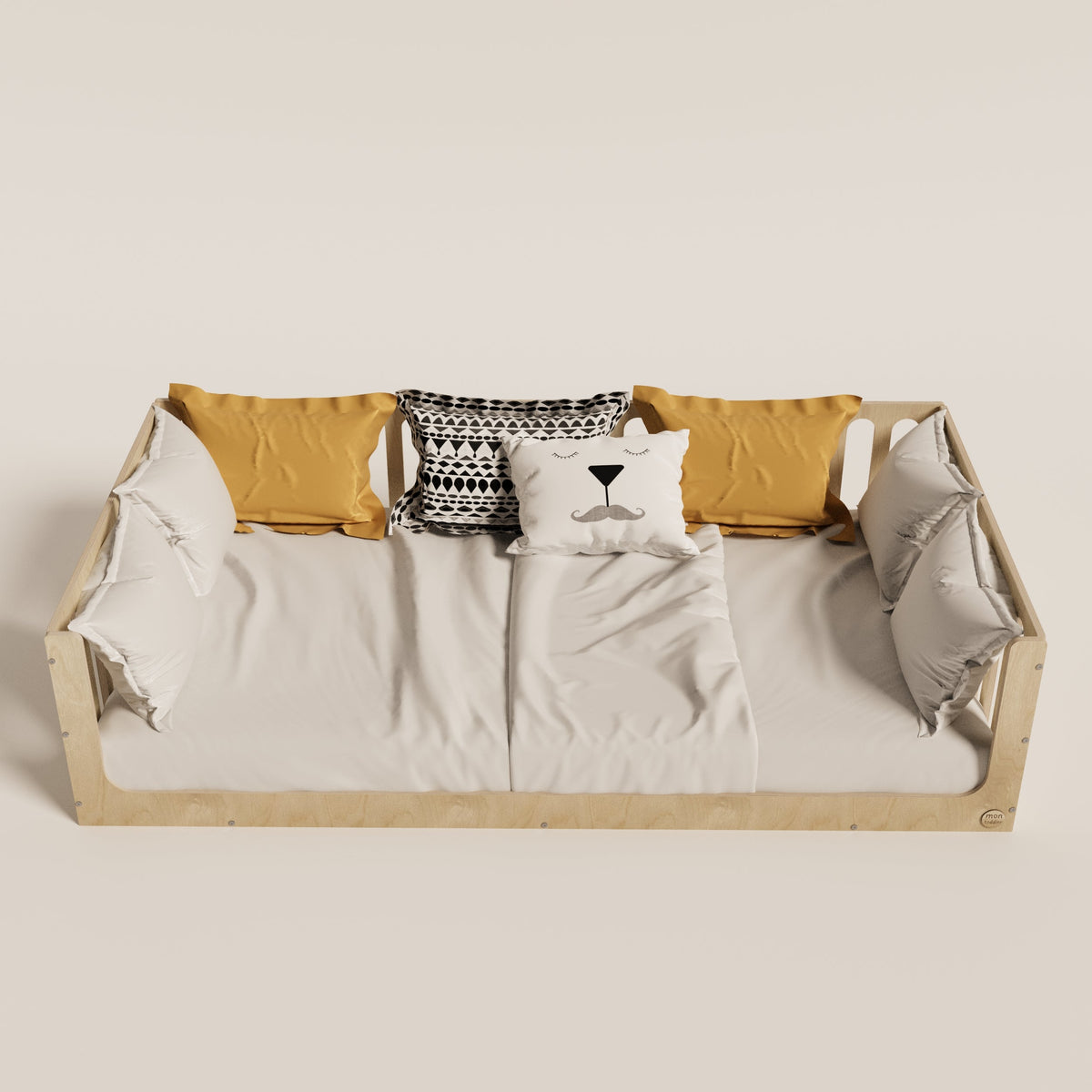Toddler Bed with Rails