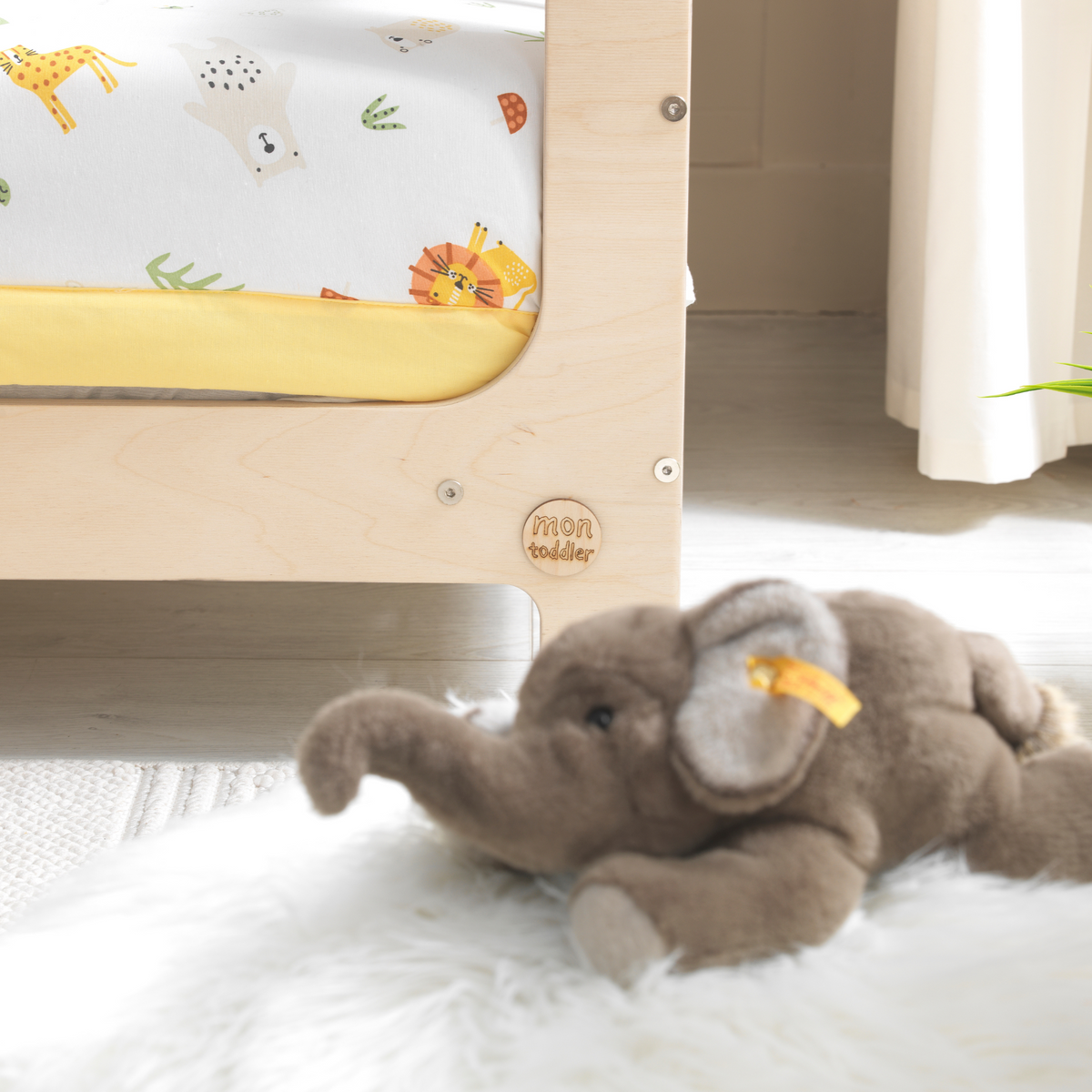 Orange Montessori Bedding Canopy and Sleep Set