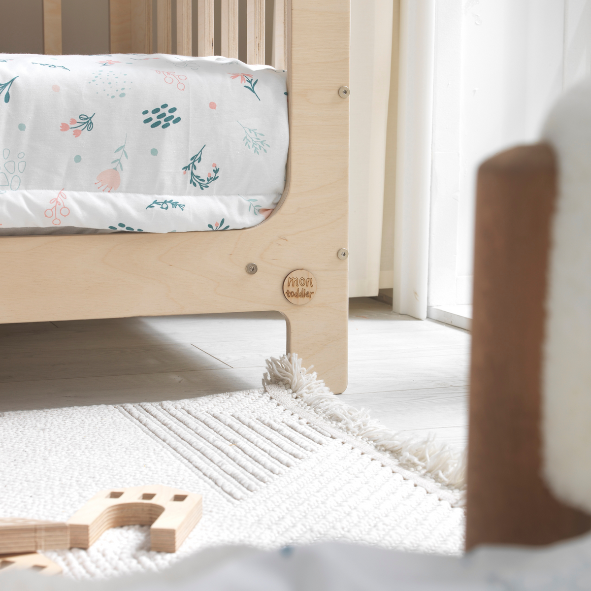 Pink Montessori Bedding Canopy and Sleep Set