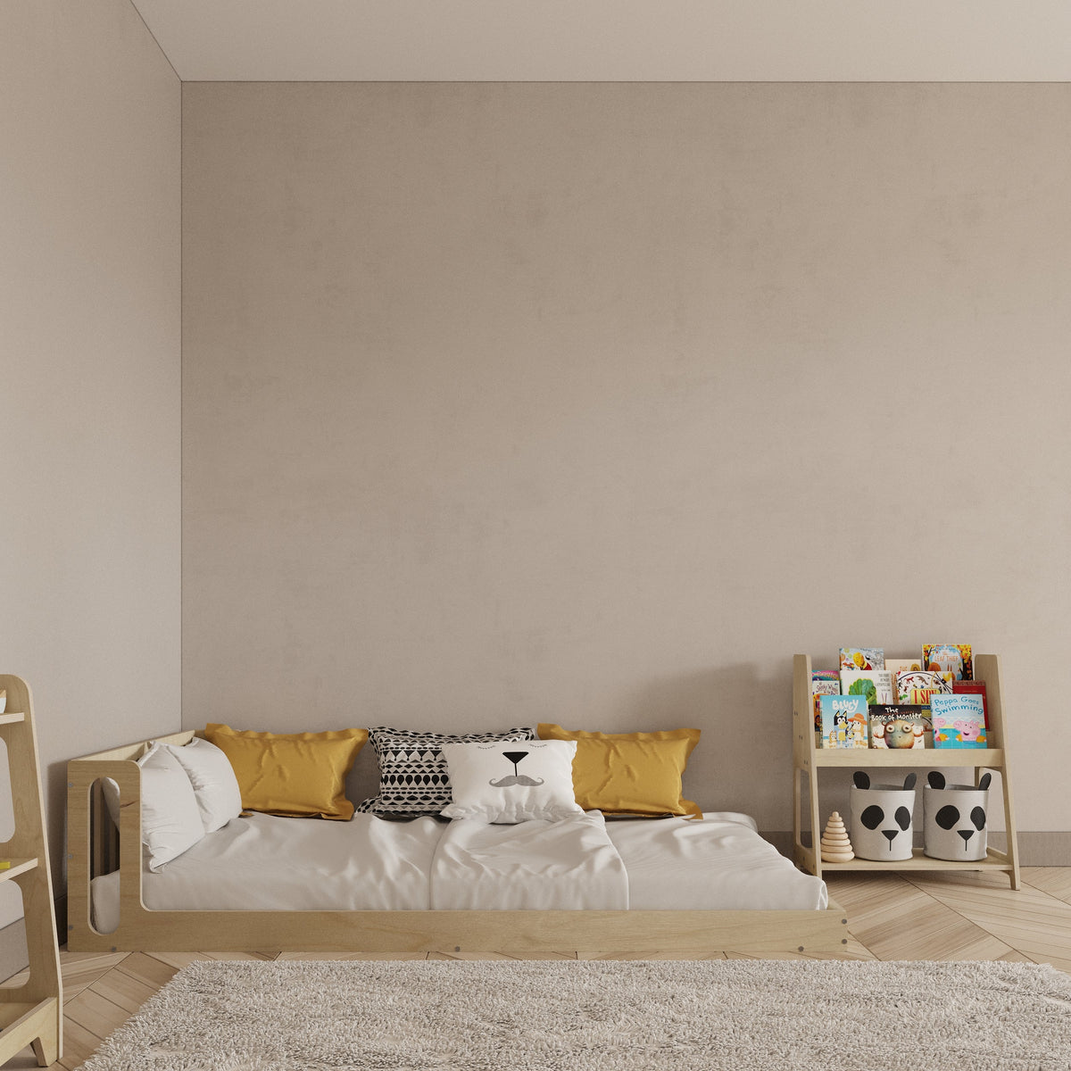 Montessori Birch Floor Bed