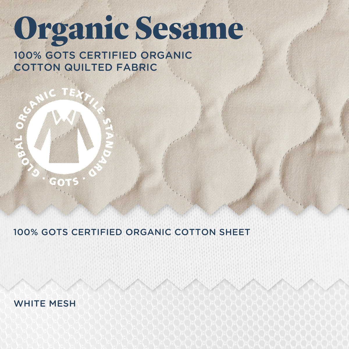 Lit cododo bébé coton bio réglable – Sésame - Le Coin Bébé