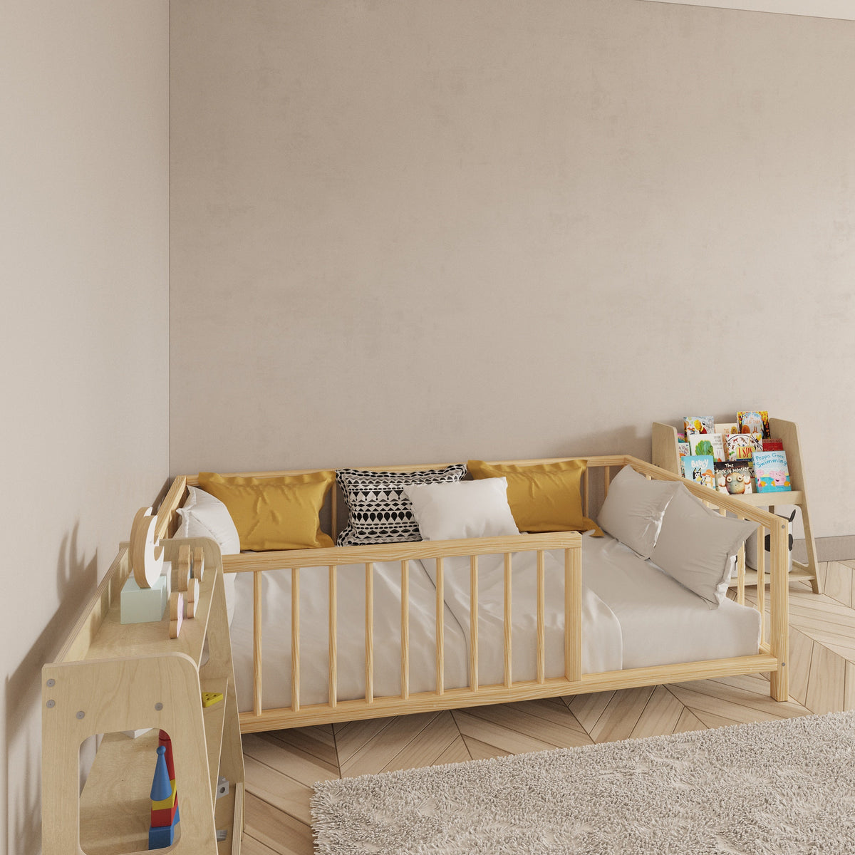 Montessori Bed with Legs