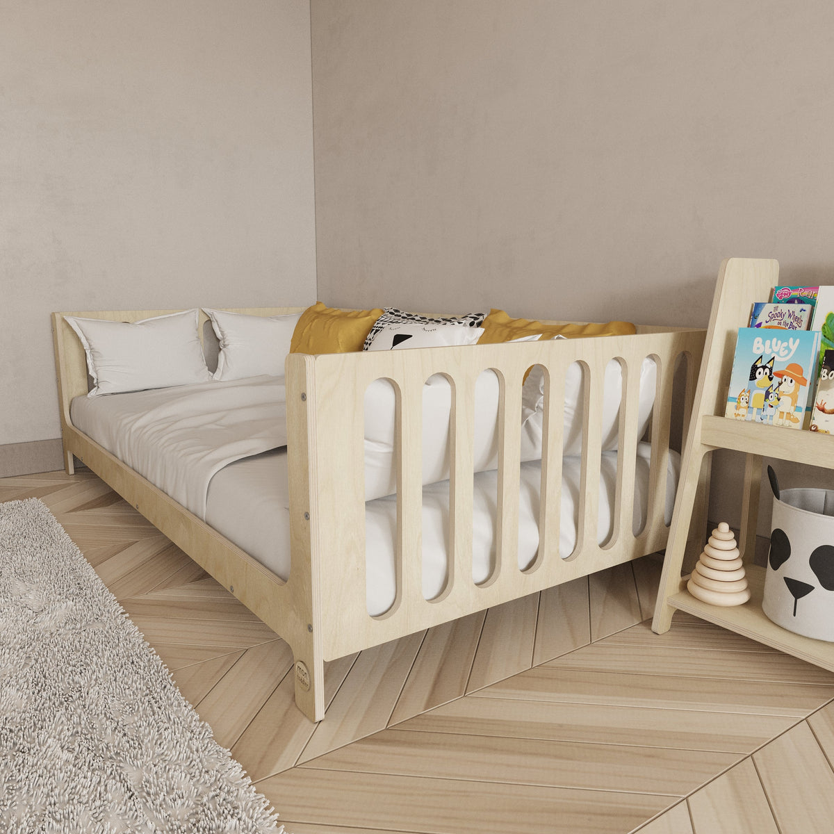 Birch Montessori Bed with Legs