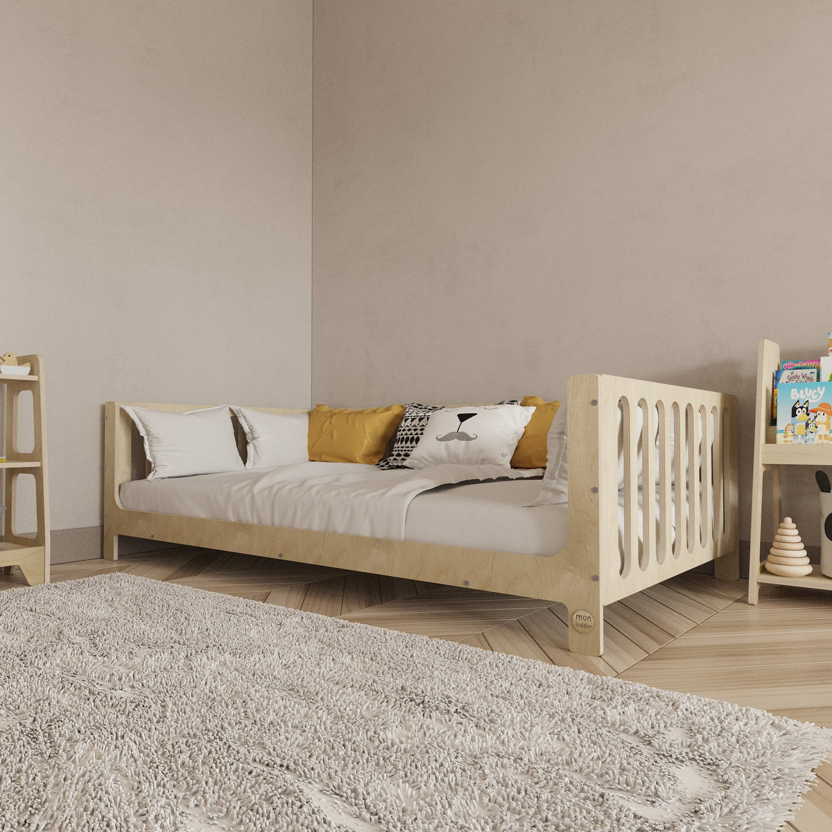 Birch Montessori Bed with Legs