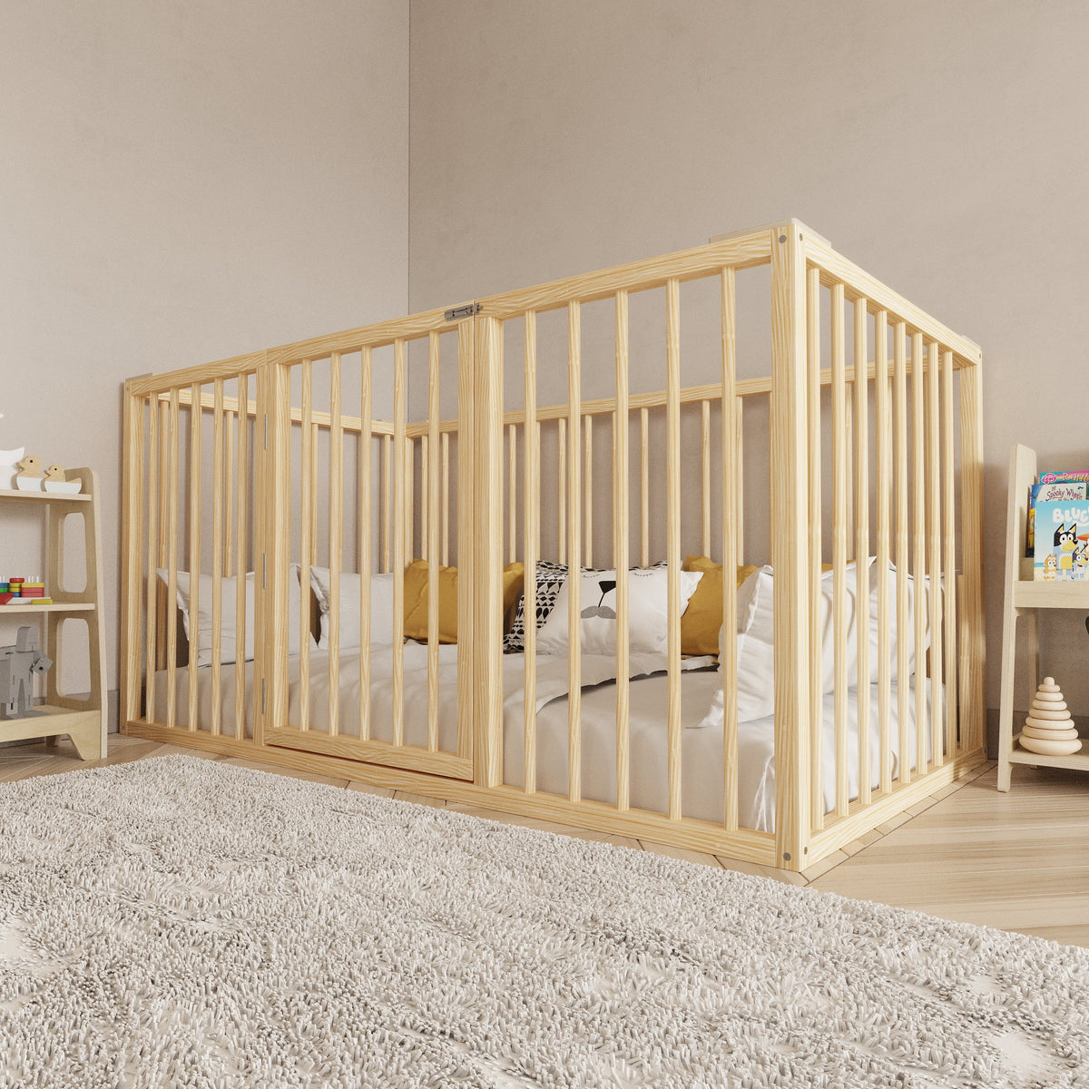 Playpen safety bed for special needs or autism