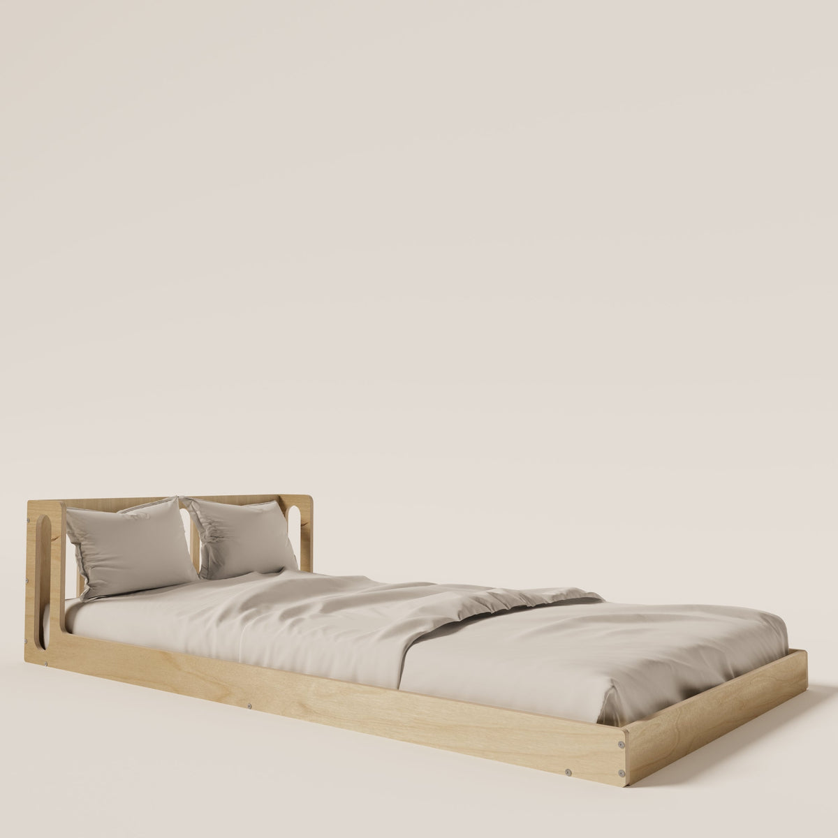 Montessori Birch Floor Bed