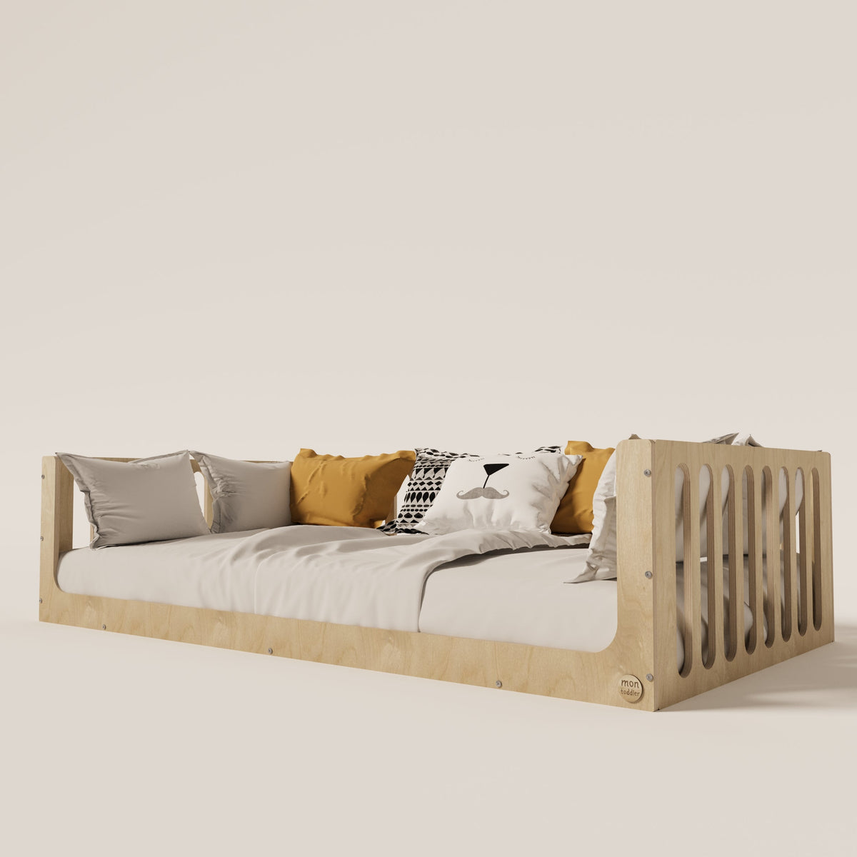 Toddler Bed with Rails