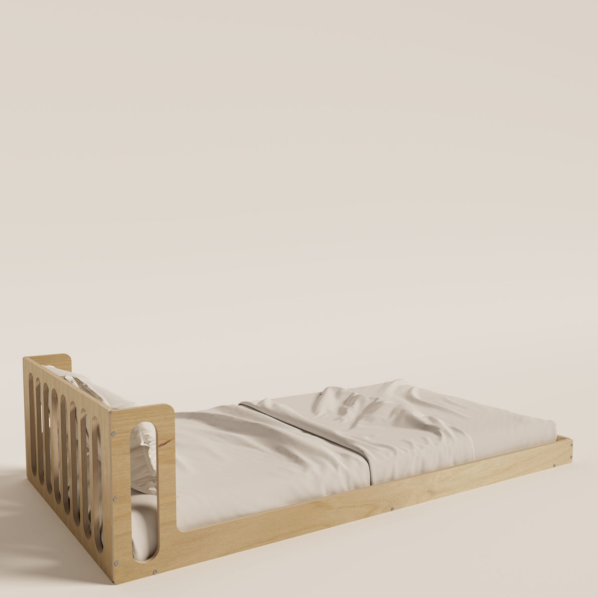 Montessori Birch Floor Bed