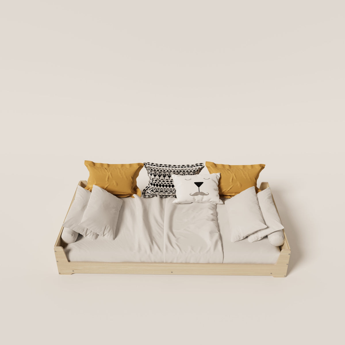 Toddler Birch Floor Bed