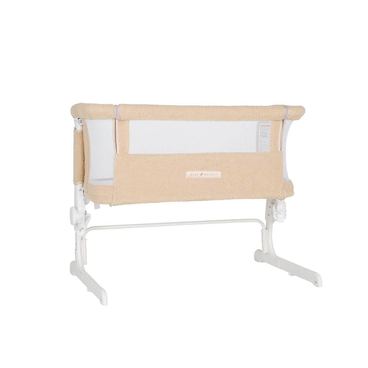 Lit cododo bébé réglable tissu douillet – Beige - Le Coin Bébé