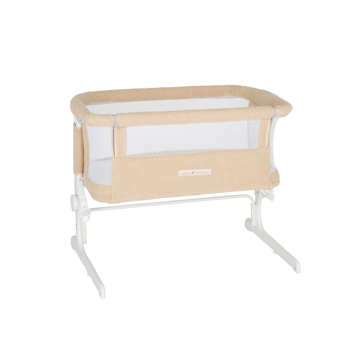 Lit cododo bébé réglable tissu douillet – Beige - Le Coin Bébé