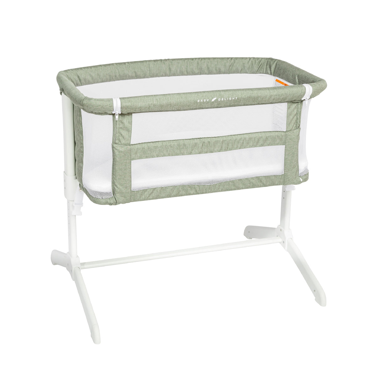 Lit cododo bébé réglable 7 hauteurs – Sauge chiné - Le Coin Bébé