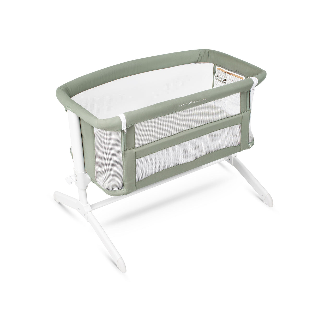 Lit cododo bébé coton bio réglable – Sauge - Le Coin Bébé