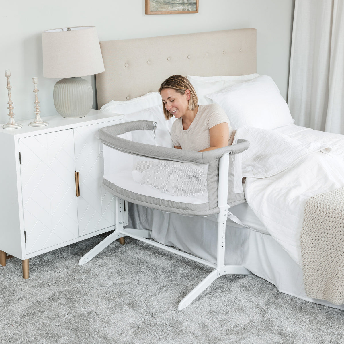 Lit cododo bébé réglable 7 hauteurs – Gris galet - Le Coin Bébé
