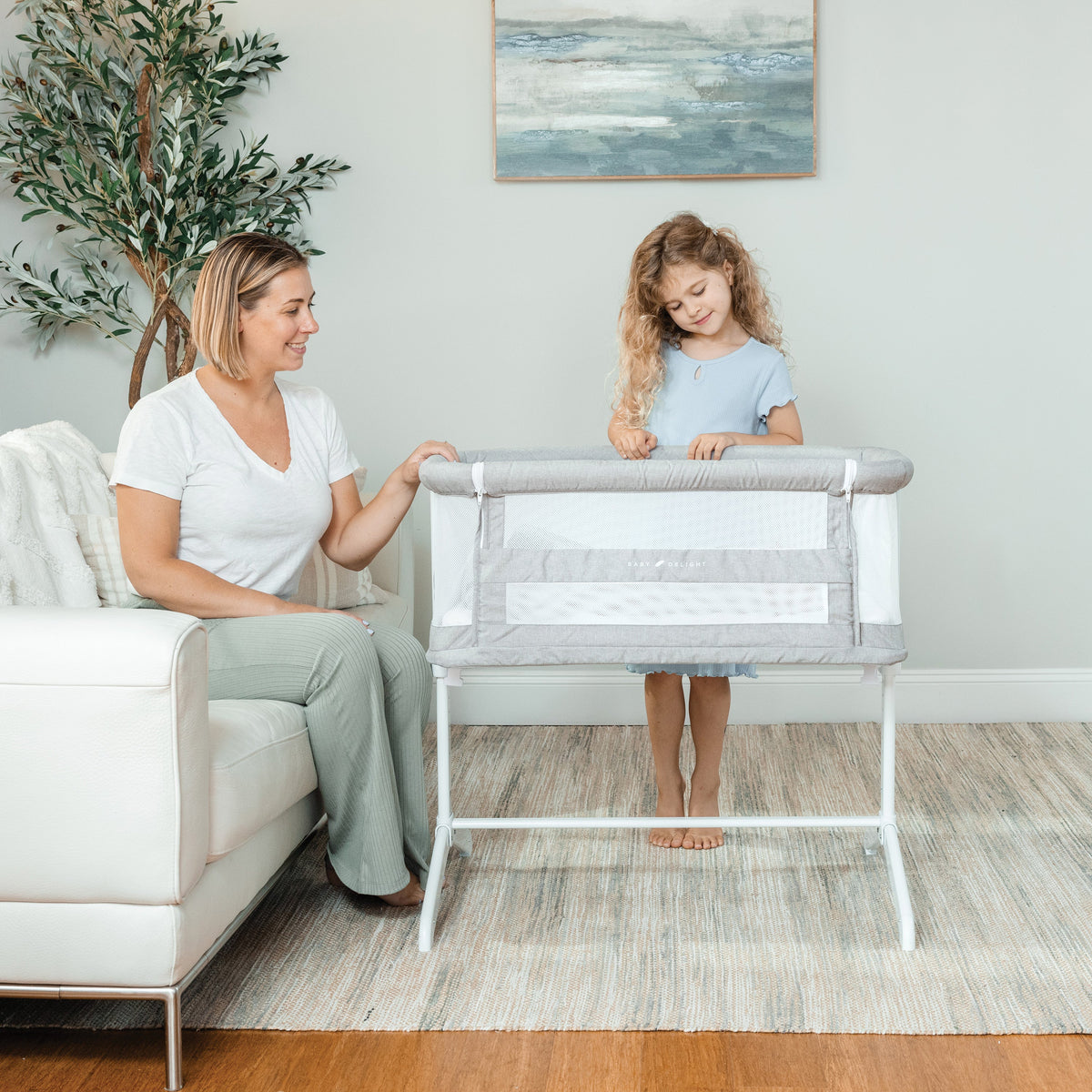 Lit cododo bébé réglable 7 hauteurs – Gris galet - Le Coin Bébé