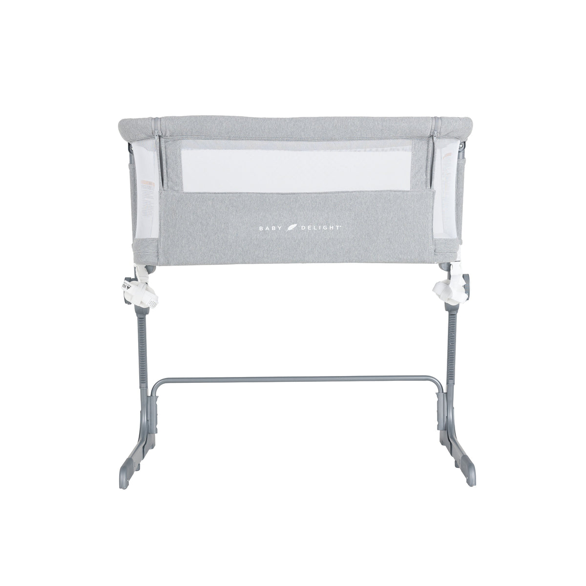 Lit cododo bébé réglable avec filet – Gris chiné - Le Coin Bébé