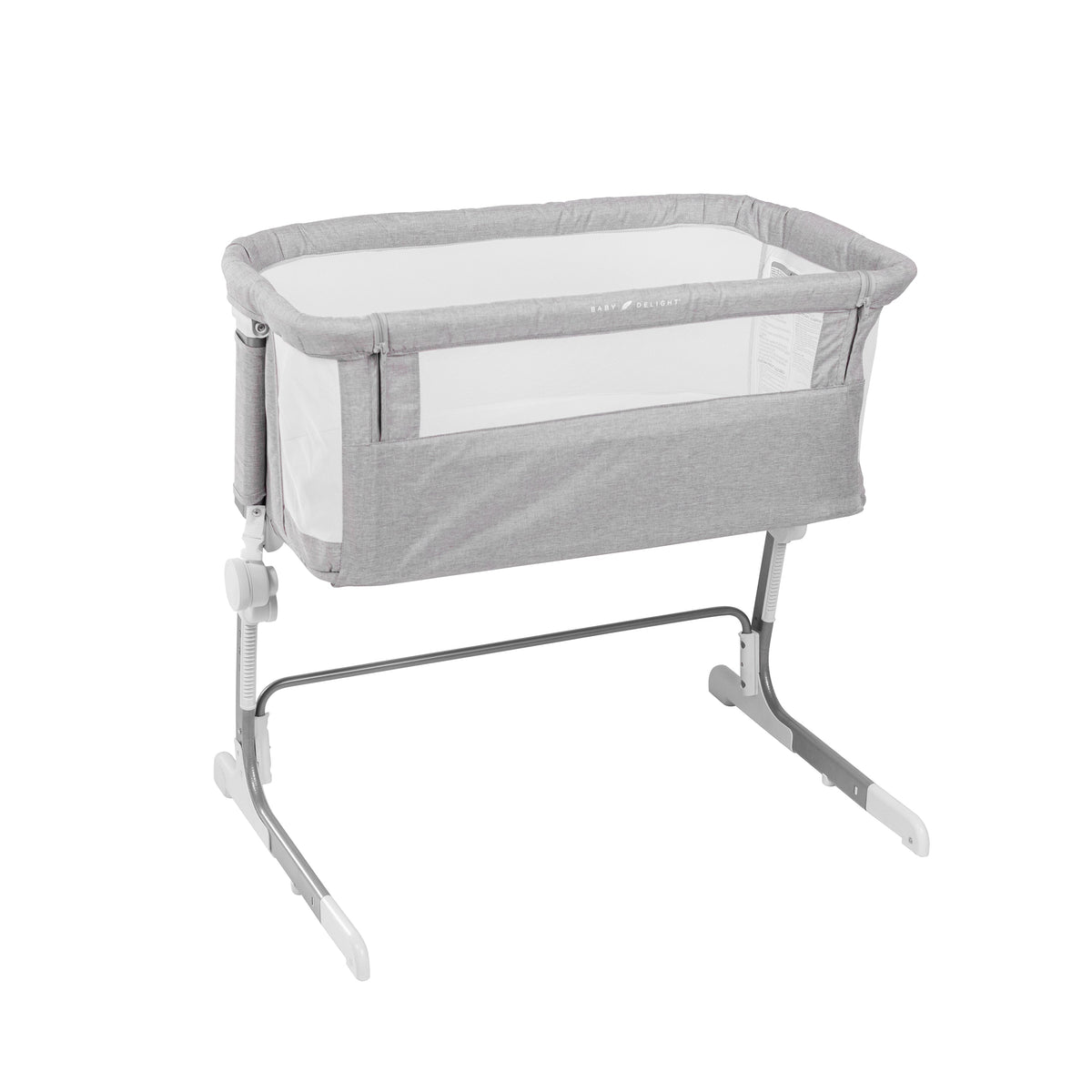 Lit cododo bébé réglable avec filet – Gris galet - Le Coin Bébé