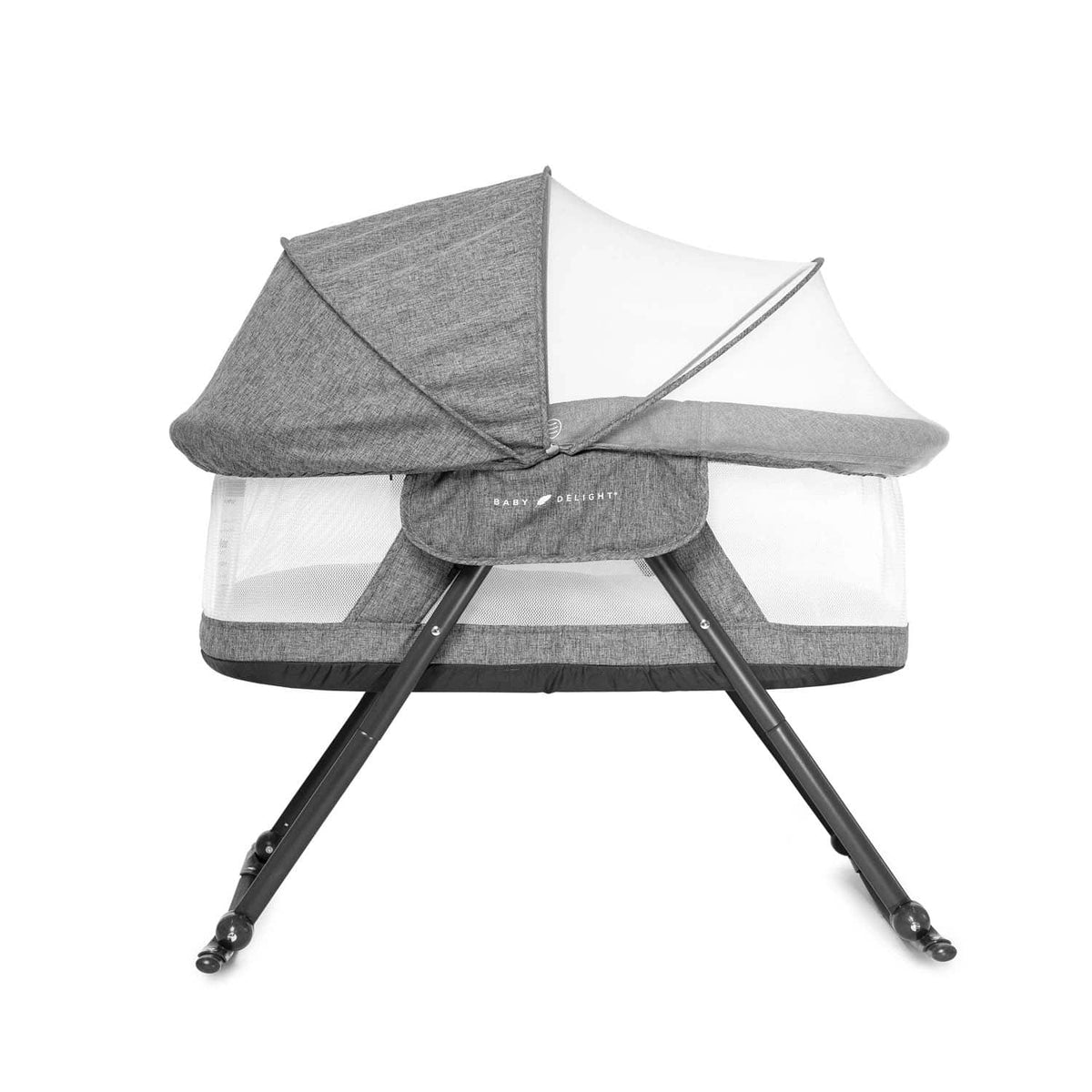 Lit bébé portable à bascule avec moustiquaire - Le Coin Bébé