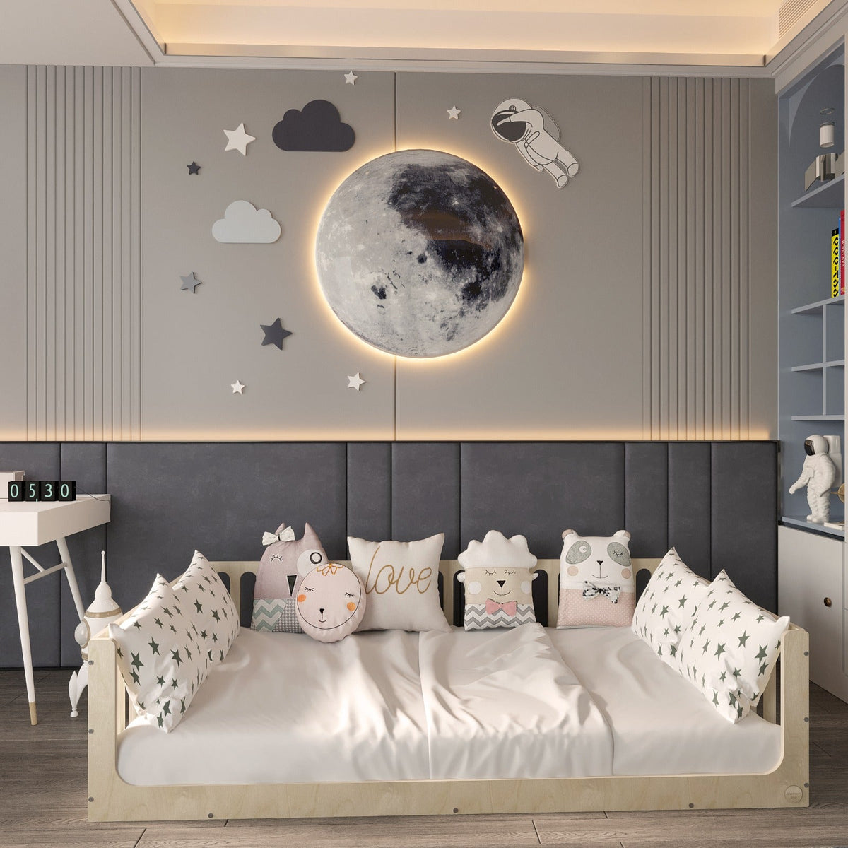 Toddler Bed with Rails