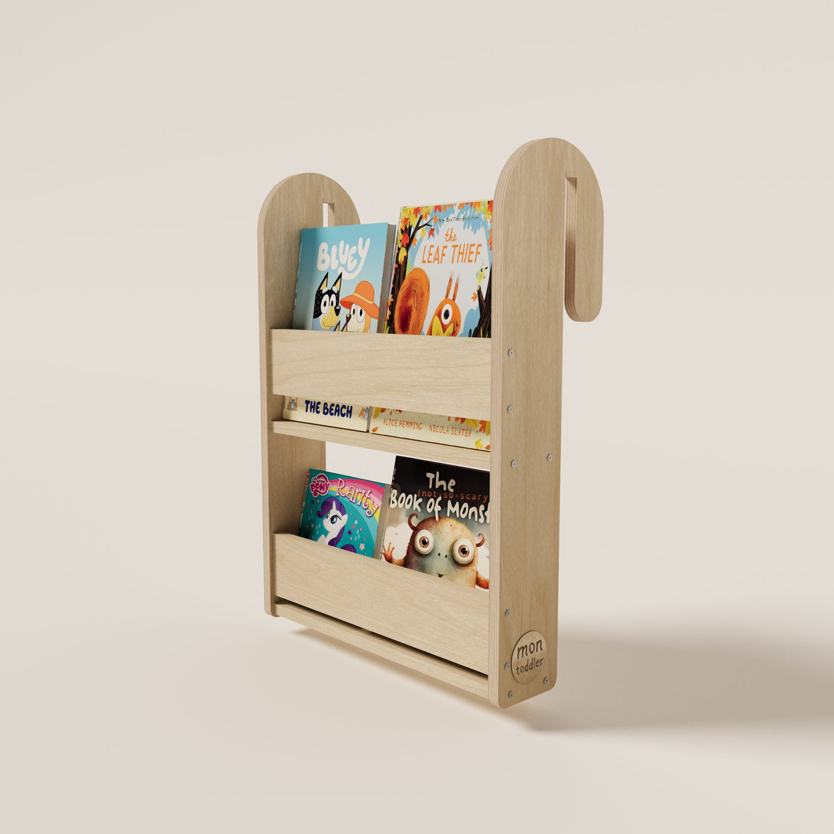 Montessori Floor Bed with Bookshelf
