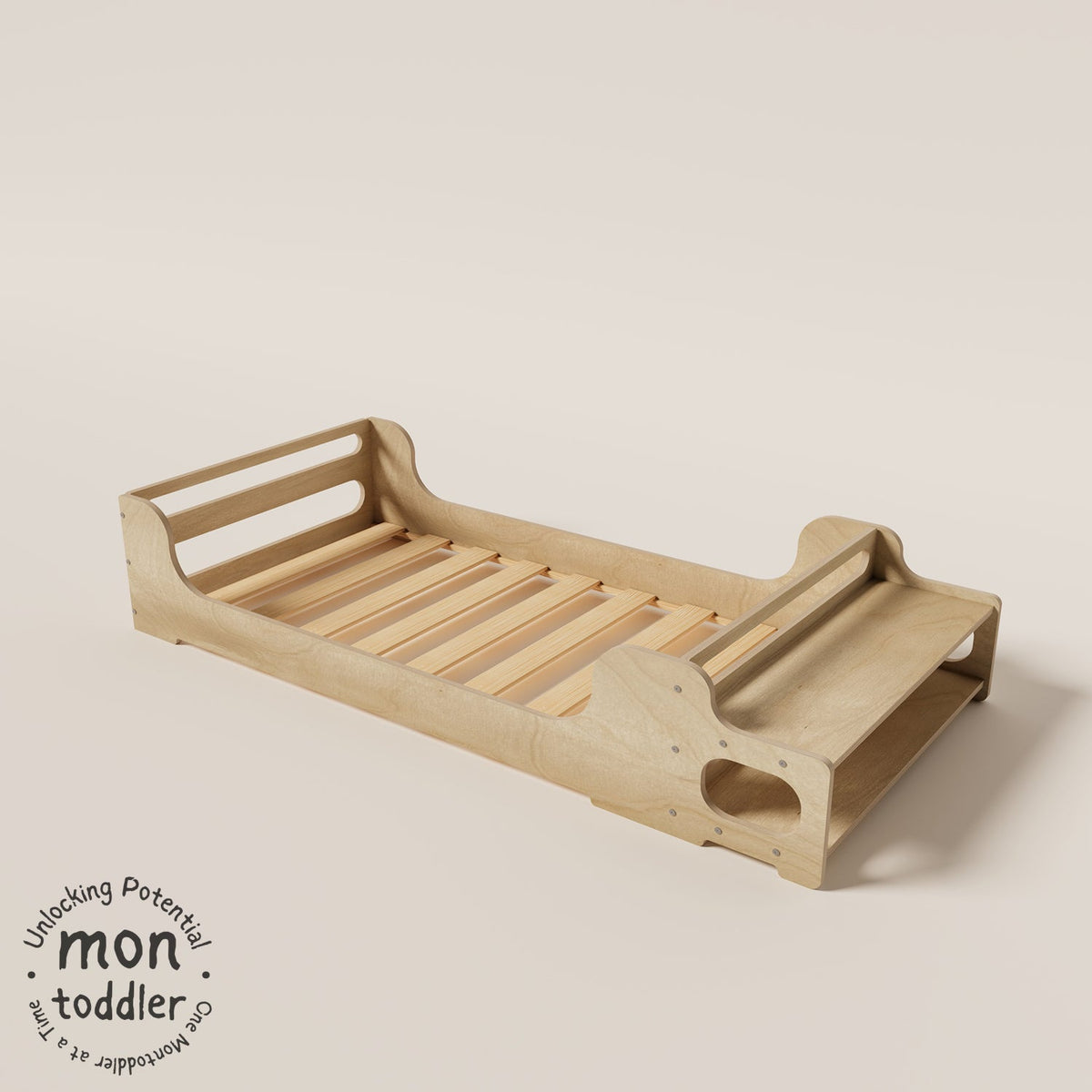 Birch Montessori Crib to Floor Transition Bed