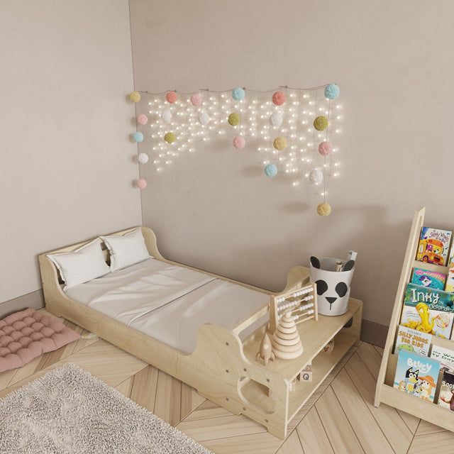 Birch Montessori Crib to Floor Transition Bed