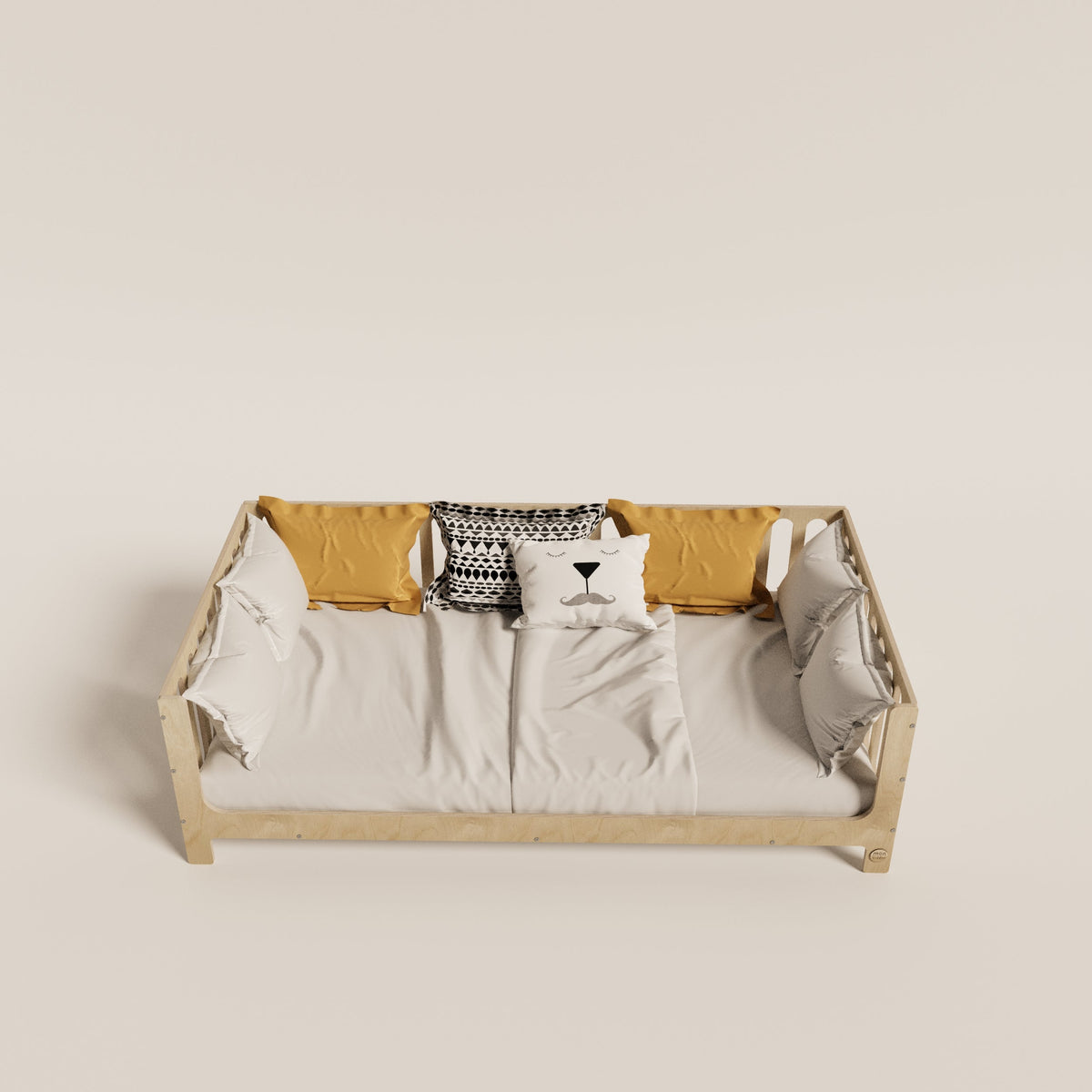 Birch Montessori Bed with Legs